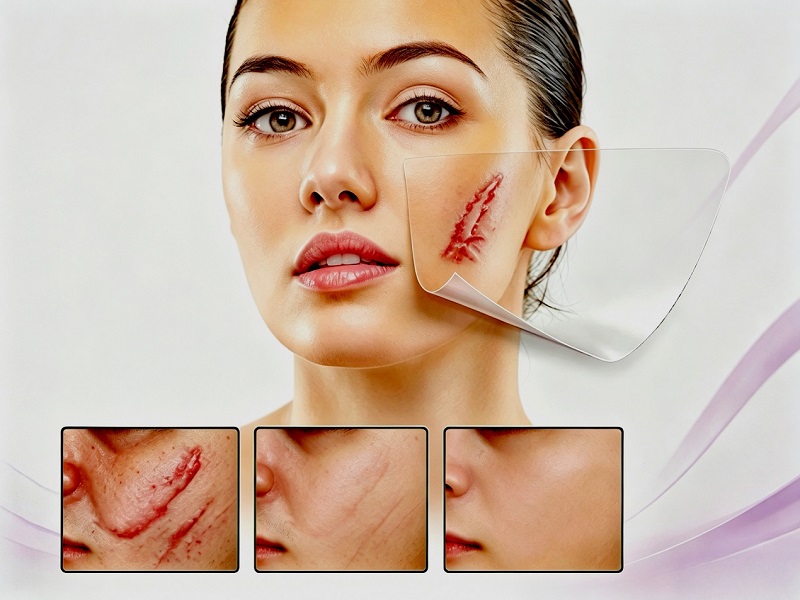 Geschikte CallBio siliconen littekenverbanden voor wondherstel bij cosmetische chirurgie